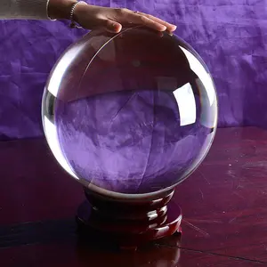 Glass Balls Transparent NEW 2022 80mm Size Transparent Crystal Glass Sphere K9 Clear Crystal Glass Ball