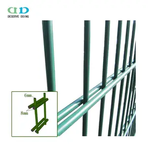 China Fabriek Duitsland Stijl Twin Wire Hek Huis Tuin 656 868 Dubbele Gaas Hek Panelen