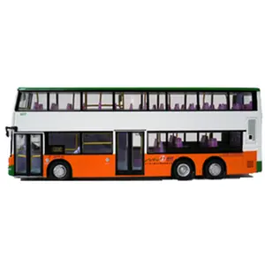 1/87 ölçekli Diecast çift katlı otobüs Model oyuncak çin'de yapılan