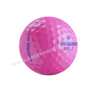 아름다운 분홍색 여성 골프 공 여성