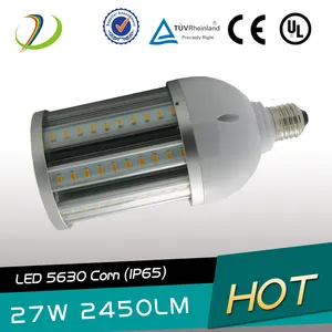 27w Samsung 5630 IP64 impermeable llevada e27 del maíz de maíz de luz luz de calle llevada e40 llevó el bulbo del maíz