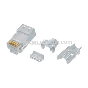 Multi - pièce Type <span class=keywords><strong>RJ45</strong></span> 8P8C Cat6 non blindé UTP fiche modulaire - Product Image 1