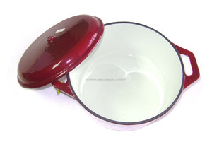 <span class=keywords><strong>26</strong></span> <span class=keywords><strong>cm</strong></span> fonte rouge <span class=keywords><strong>émaillé</strong></span> casserole - Product Image 5