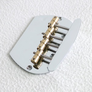 Puente para Bajo Eléctrico de 4 Cuerdas Estilo <span class=keywords><strong>Musicman</strong></span> Donlis con Monturas de Latón de 20 mm, Herrajes al por Mayor - Product Image 3