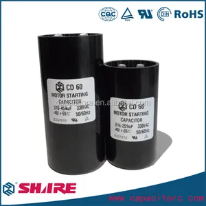 Ac motor start capacitor 1000 uf 400 v condensatore