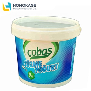 Desechables al <span class=keywords><strong>por</strong></span> mayor grande 9 kg <span class=keywords><strong>ronda</strong></span> de IML contenedor de alimentos cajas de plástico taza de yogur pp yogur griego contenedor con tapa - Product Image 1