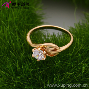 13421 Xuping 18K color oro espléndido anillo de <span class=keywords><strong>compromiso</strong></span> con <span class=keywords><strong>solitario</strong></span> para mujeres - Product Image 4