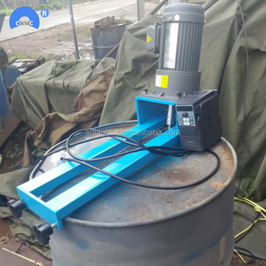 Mezclador de Tambor de 200 Litros con Motor de Acero Inoxidable de 0.5 HP, Agitador Neumático y Eléctrico - Product Image 3