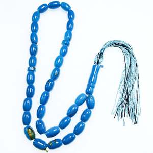 Cuentas de cristal tasbeeh, abalorios de oración islámica, 11x7mm, 10 colores - Product Image 3