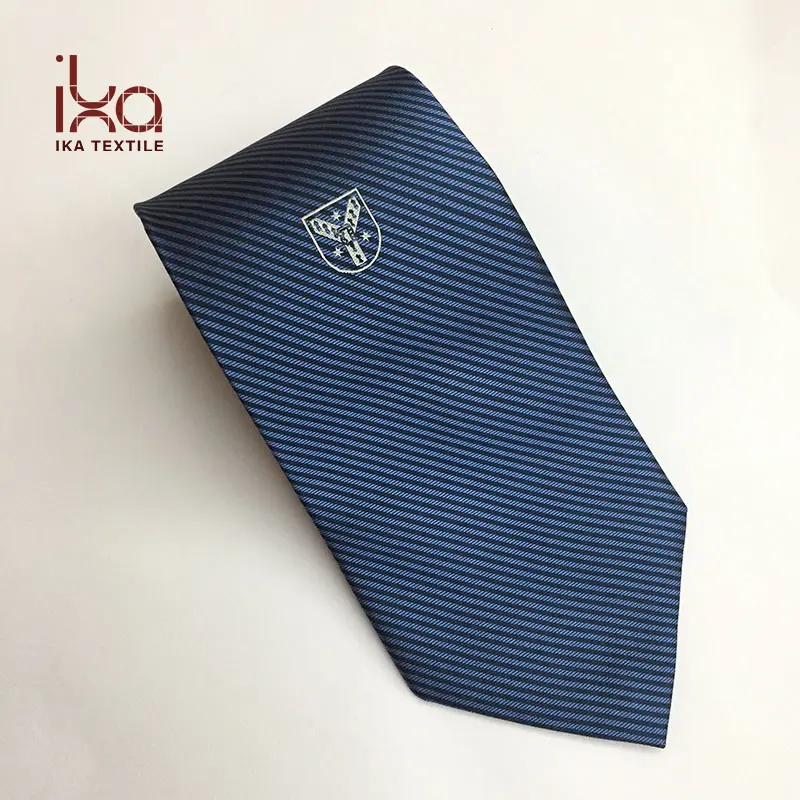 Best Quality Custom 100 Pure Silk Woven Logo Strip Tie Men OEM