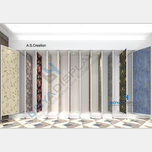 Thiết kế mới tùy chỉnh loại cánh Rèm hình nền Bảng điều khiển hiển thị bảng giá cho triển lãm - Product Image 6