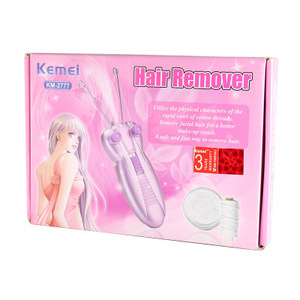 Epilatore Elettrico Kemei KM 2777 per Donna, Design a Farfalla, Depilatore a Filo di Cotone per <span class=keywords><strong>Viso</strong></span>, Macchina per Rimozione Peli Facciali - Product Image 6