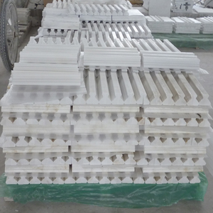 Blanco puro moldeado border naturalstone mármol frontera - Product Image 1