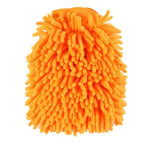 Auto cleaning dusting microfiber chenille wash gloves for car