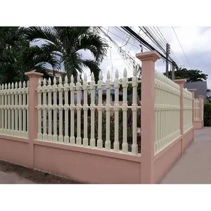 Moule décoratif de clôture en béton prédécoupée, moulage à vendre