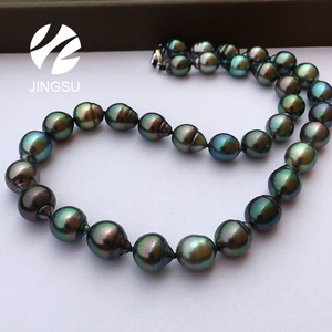 <span class=keywords><strong>Collier</strong></span> traditionnel en perles de tati noire, couleur naturelle, <span class=keywords><strong>perle</strong></span> de la mer du sud, d'akoya chinois, nouvelle collection - Product Image 5