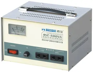 Trung Quốc gốc hossoni nhà máy bán buôn thương hiệu điện áp ổn định, AVR SVC-500VA,90V-250V, Chất lượng cao với tự động trở lại, 110V/220V