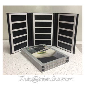 Giá bán buôn 2025 đá cẩm thạch cuốn sách đứng gấp collapsable hiển thị Kệ Đá Nhân Tạo Mẫu danh mục - Product Image 2