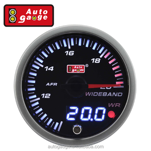 52 60 mm Stepper Motor Electric Digital Analog Data Logging Wideband Air Fuel Ratio Gauge