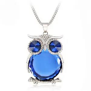 <span class=keywords><strong>Collana</strong></span> di alta qualità alla moda con <span class=keywords><strong>gufo</strong></span> alla moda <span class=keywords><strong>collana</strong></span> di strass in cristallo <span class=keywords><strong>collana</strong></span> da donna - Product Image 1