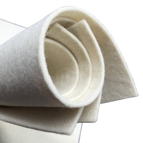 Wholesale 100% Pure Wool Felt Fabric 5-10mm Non-Woven for Home Textile & Industrial Lining 100% Natural Fleece