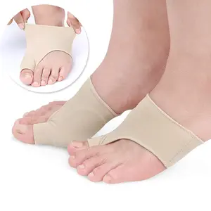 elastic forefoot fabric SEBS bunion foot callus corn protector hallux valgus gel toe stretcher separator