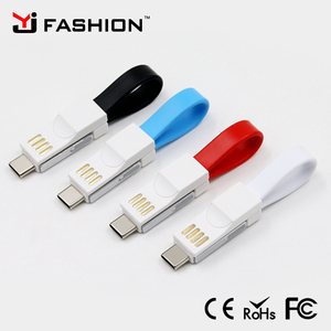 2018 Date Gros 3 en 1 magnétique universel <span class=keywords><strong>usb</strong></span> de charge câble avec porte-clés pour l'iphone pour Android Micro et <span class=keywords><strong>USB</strong></span> C - Product Image 5