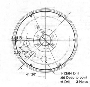 อะไหล่เครื่องยนต์เหล็ก 4420300205 ล้อช่วยแรงสำหรับรถยนต์เมอร์เซเดส-เบนซ์ - Product Image 2