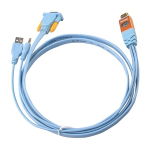<span class=keywords><strong>Cable</strong></span> USB VGA SaiKang, Mejor Precio, 1m 5m 10m, Código de Color, <span class=keywords><strong>Cable</strong></span> de Alimentación USB, 3.5mm, Estéreo Macho, <span class=keywords><strong>Cable</strong></span> <span class=keywords><strong>HDMI</strong></span> - Product Image 5