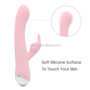 Son güçlü ısıtmalı manyetik şarj edilebilir seks oyuncakları ile kadın G Spot vibratör tavşan çift titreşim seks ürün için pembe - Product Image 3