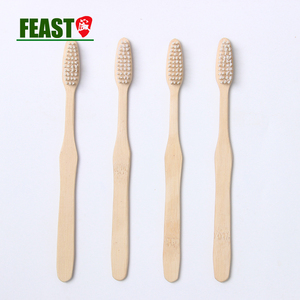 <span class=keywords><strong>100</strong></span> ecológico Biodegradable cepillo de dientes de bambú Natural orgánica con cerdas - Product Image 4