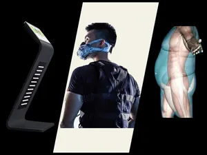 Fitness EMS Fitness Machines Wireless Electro Stimulation Suit / Muscle Stimulator