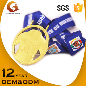 Alta calidad de metal 3D gran tamaño Award souvenir China medalla de taza - Product Image 6