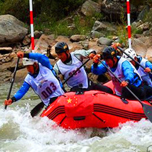 4 Người Inflatable Thuyền Cho Yushu Thế Giới Bè Cup Thương Mại Bote - Product Image 3