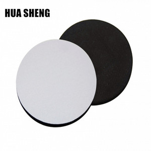 도매 기념품 맞춤형 원형 55mm 인쇄 가능한 나무 MDF 블랭크 승화 냉장고 자석 - Product Image 5