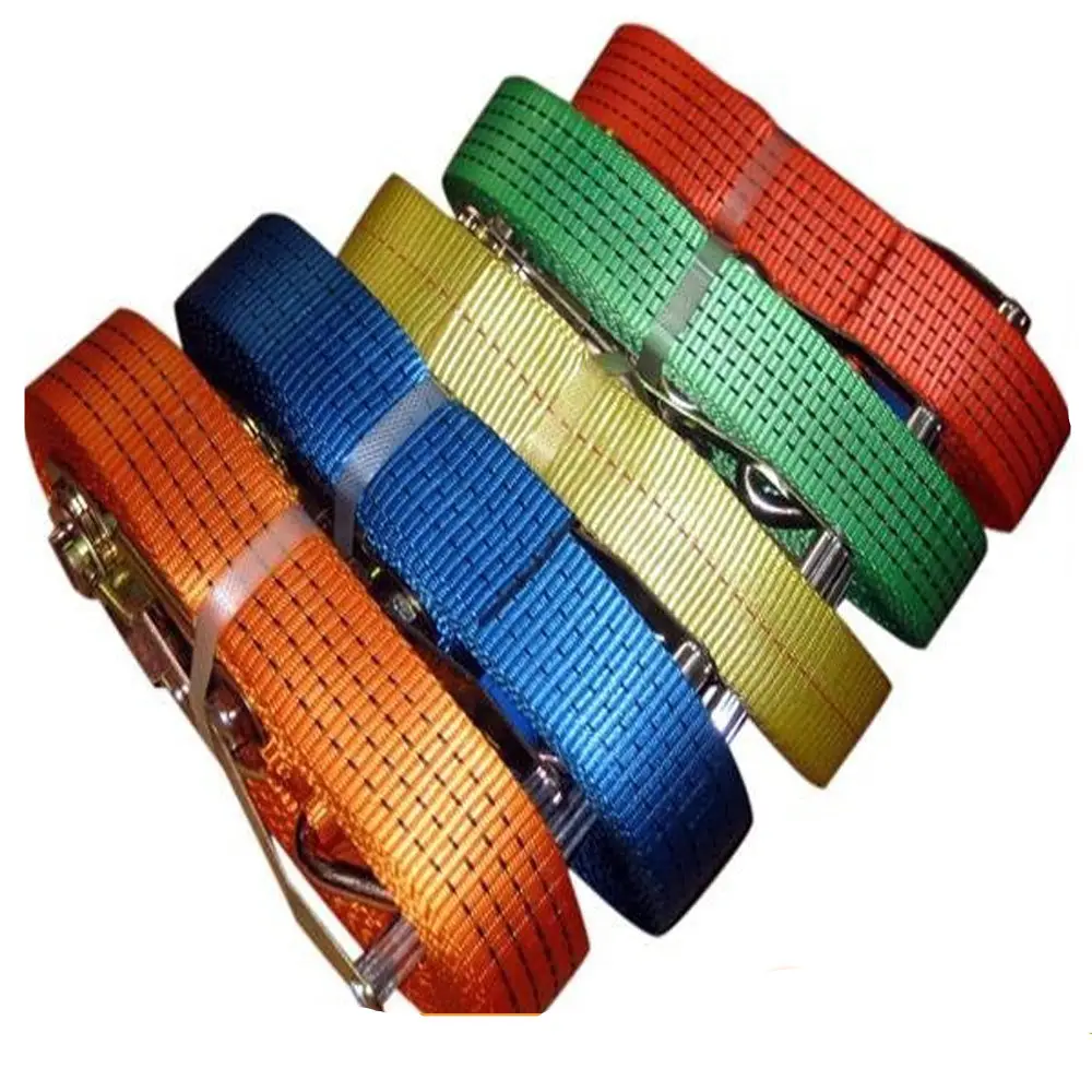 2ton 3 ตัน 6 ตัน 8 t ยกเครื่องมือ sling webbing โพลีเอสเตอร์เครนยกเข็มขัด