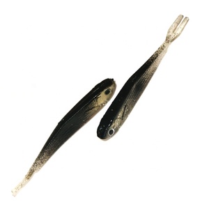 Esca Gratuita <span class=keywords><strong>per</strong></span> Pesca al Bass con Coda Biforcuta 70mm 3g, Esca Morbida <span class=keywords><strong>in</strong></span> <span class=keywords><strong>Silicone</strong></span> a Doppia Coda, Esca <span class=keywords><strong>in</strong></span> Plastica Morbida con Coda a Forchetta - Product Image 4