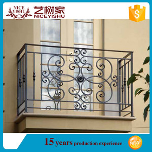 Moderna de hierro forjado diseño de parrilla de ventana, casa forjado barandilla del balcón - Product Image 2