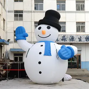 Weihnachts dekoration im Freien Neuer aufblasbarer Schneemann/luft geblasener aufblasbarer Schneemann