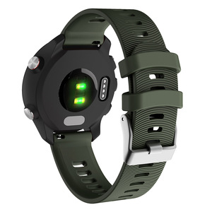 IVANHOE para Garmin <span class=keywords><strong>Forerunner</strong></span> 245/245M Band,20mm Reemplazo de <span class=keywords><strong>correa</strong></span> de reloj de silicona suave Pulsera Accesorios <span class=keywords><strong>Correa</strong></span> de muñeca deportiva - Product Image 6
