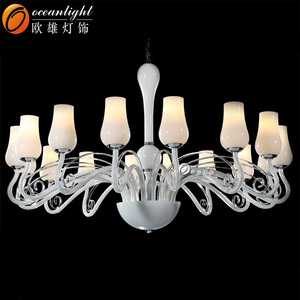 Antique lustre en cristal noir, bougies chandeliers omg88617-6 en plastique - Product Image 4