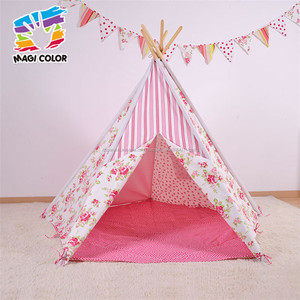 Tienda de algodón rosada al por mayor del interior o al aire libre del juego para los niños W08L007 - Product Image 1