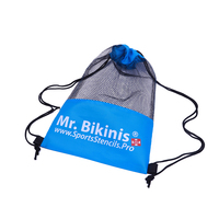 Sac à chaussures de voyage en polyester écologique personnalisé avec cordon de serrage Sac de sport durable et réutilisable avec fermeture à cordes en tissu soyeux