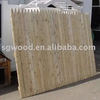 Дешевый уникальный практичный деревянный забор для оптовой продажи