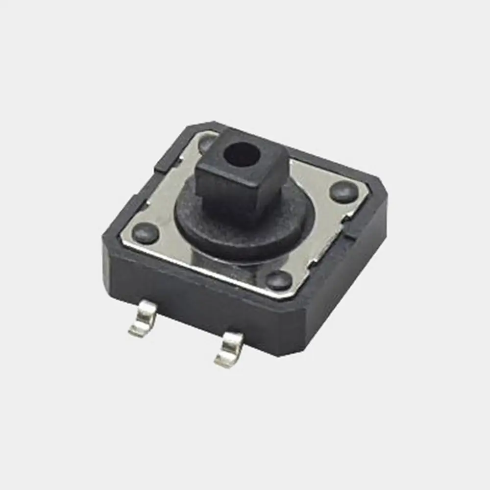 Tact switch 12x12 dpst with square head smd tact switch 7.3mm
