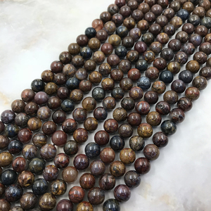 <span class=keywords><strong>Perles</strong></span> naturelles de haute qualité, <span class=keywords><strong>perles</strong></span> d'agate de <span class=keywords><strong>bois</strong></span> pétrifié amples pour la fabrication de bijoux, vente en gros, 100 pièces - Product Image 1
