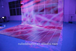 Thâm Quyến Độ Sáng Cao IP 65 Linh Hoạt Mềm Transparent Lưới Màn Hình Hiển Thị - Product Image 4