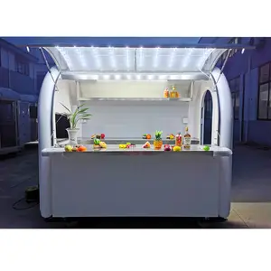 steamed corn vending car/mobile food sale trailer fried pie machine/mobile food trailers for sale electric mobile food cart