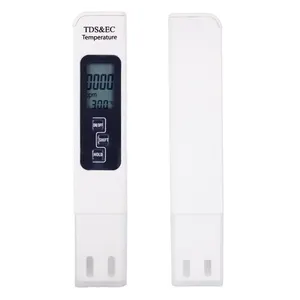 Portable Digital LCD display 3 in 1 ATC Temperature TDS EC Meter for Aquarium Pool Hydroponic