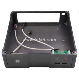 Khung MINI-ITX Hợp Kim Nhôm, Vỏ Máy Tính Mini, Với Bộ Nguồn Không Quạt Dc-to-<span class=keywords><strong>atx</strong></span>, A01 - Product Image 4